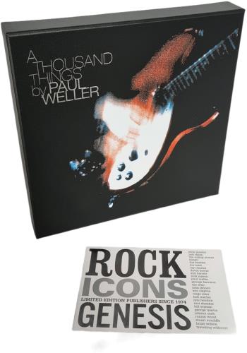 Paul Weller A Thousand Things - Deluxe Edition UK book